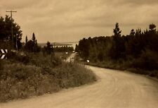 Lake Kabetogama MN Dirt Road Heading to Lake  Picture Vintage picture
