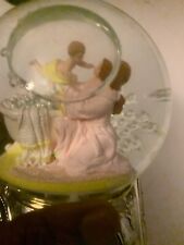 Baby Bath Snow Globe Musical Silver Wallace Silversmiths  2000 Rare picture