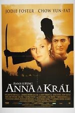ANNA AND THE KING 23x33 Orig. Czech movie poster 1999 JODIE FOSTER, YUN-FAT CHOW picture