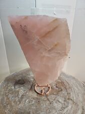 5.72LB Natural Rose Quartz Crystal Pink Crystal Stone slices Healing picture