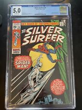 Silver Surfer #14 CGC 5.0 1st Meeting & Battle Spider-Man 1970 |  picture