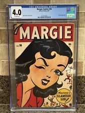 Margie #36 (CGC 4.0) Rare Stan Lee Panel (Early comic cameo) Golden Age Timely picture