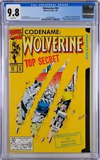 Wolverine #50 CGC 9.8 (Jan 1992, Marvel) Larry Hama Story, Die-Cut Cover picture
