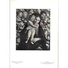 Madonna and Child With Cherubs -  Mantegna c1905 Art Print D15 picture