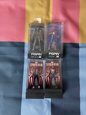 FiGPiN Lot Of 4 Spider-Man Noir, Punk Spider, Spider-Man, And Peter Parker picture