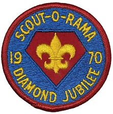 Diamond Jubilee Patch 1970 Scout O Rama BSA Boy Scouts Of America Badge Emblem picture