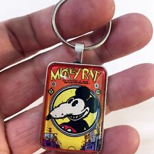 Mickey Rat # 1 Cover Key Ring or Necklace Classic Underground Comic Book Jewelry picture