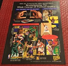 1995-96 Fleer Ultra Print Ad Poster Art (Frame Not Included) picture