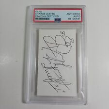 Charlie Watts signed Rolling Stones Fan Club Membership Card PSA picture