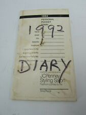 1992 Appointment Diary Vesta Ashton The Grimaldis Circus Performers Travel 31557 picture