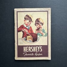 1937 Hershey's Favorite Recipes Book Christine Frederick Francis Tipton Hunter picture