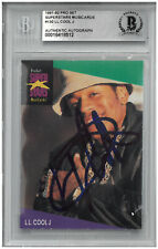 LL Cool J Signed Autograph Slabbed 1991-92 Pro Set Superstars Musicards Beckett picture