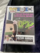 Signed Funko Pop Nezuko Kamado Demon Slayer #868 Anime Abby Trott With Coa picture