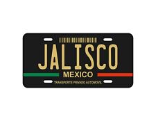 PLACA NEGRA DECORATIVA CARRO JALISCO / Car Plate Personalized JALISCO Black picture