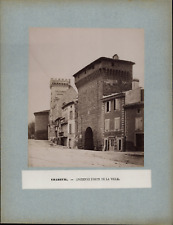 France, Chabeuil, Ancienne Porte de la Ville vintage albumen print Albu print picture