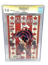 Death Of Wolverine Variant Edition #1 Canada CGC 9.8 Signed picture
