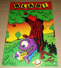 BLAB #1 - Essays on the influence of EC comics, VG-Fine ~ 1993 reprint picture