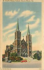 St Joseph Roman Catholic Church Macon Georgia pm 1948 Postcard picture