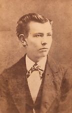 1874 CDV Card ~ Fine Young Gentleman ~ W. Handsome ~ Chicago, Illinois. #-4503 picture