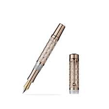 Laban Flora Fountain Pen in Rose Gold - Extra Fine Point - NEW in Box picture