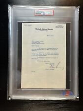 JOHN F. KENNEDY Signed Letter PSA/DNA Autograph  picture
