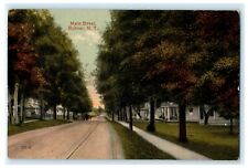 Main Street Bolivar New York 1922 Summer Dress Antique Vintage Postcard picture
