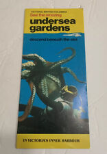 Vintage Victoria British Columbia Undersea Brochure Pamphlet Souvenir Tour picture