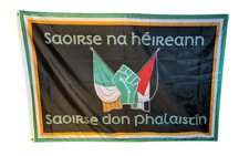 Saoirse Ireland Palestine Flag 5 x 3 FT Irish Republican Saoirse don Phalaistín picture
