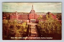 Hartford CT-Connecticut Aetna Life Companies Building c1941 Vintage Postcard picture