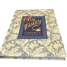 VTG Our Family A Historical Journal Photo Fill in Scrapbook Page Nelson 1990 NEW picture