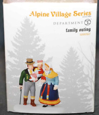 DEPT 56 FAMILY OUTING 6000567 ALPINE SNOW VILLAGE CHRISTMAS picture