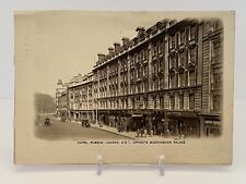 1928 LONDON Hotel Rubens Opposite Buckingham Palace, Postcard Letter to Crosby picture