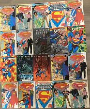 Superman LOT 20 Comics DC Man of Steel 1-6 2 Sets Aliens 1-3 Doomsday 1-3  picture