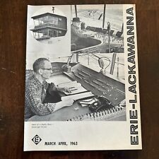 Erie-Lackawanna Railroad Magazine Mar Apr 1963 Railway RR Employee Vintage picture