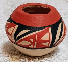 Beautiful Jemez Miniature Bowl Signed V. Toya picture