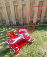 1949 RED TAYLOR TOT Stroller/Walker All Original Completely Repainted Awesome picture