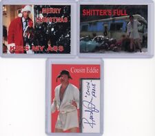 3 CARD SET CHRISTMAS VACATION WITH A FACSIMILE AUTOGRAPH TRADING CARD picture