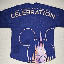 Disney Spirit Jersey Shirt 50th Anniversary Celebration Adult SMALL Blue 2021 picture