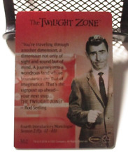 THE TWILIGHT ZONE ROD SERLING EDITION M2 OPENING MONOLOGUES METAL CASE TOPPER picture