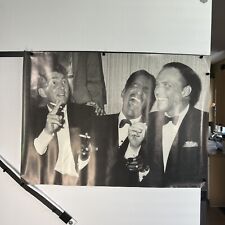 The Rat Pack Frank Sinatra Dean Martin Sammy Davis Jr Poster Vintage 23” x 33” picture