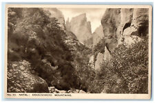 c1930's No.22 Drakensberg Mountains South Africa Vintage Unposted Postcard picture