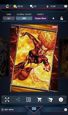 Topps Marvel Collect Digital SUPER RARE RED PERIL FIRE & FLAMES TURN UP THE HEAT picture