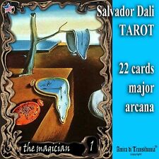 salvador dali art collectible tarot card cards deck major arcana rare vintage  picture