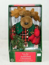 NEW 1999 SANTA'S BEST EZ LIGHT ANIMATED MOOSE POWERED BY LIGHT STRINGS, VINTAGE picture