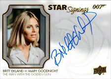 2020 James Bond Villains & Henchmen Britt Ekland Auto Autograph Mary Goodnight picture