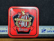 New Winston Cigarettes 40th Anniversary Lighter in Metal Tin Never Used  picture