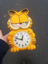 Vintage 1978 1981 GARFIELD Sunbeam Wall Clock NO Tail -  Parts Or Repair picture