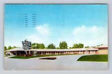 Dodge City KS-Kansas, Flamingo Motel, Advertising, Vintage c1958 Postcard picture
