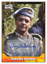 2016 Topps Doctor Who Yellow Angela Bruce as Winifred Bambera Auto /25 picture