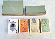 Tiffany & Co Playing Card 4 Deck Set 2 OPEN DECKS & 2 SEALED BRIDGE DECKS c1930s picture